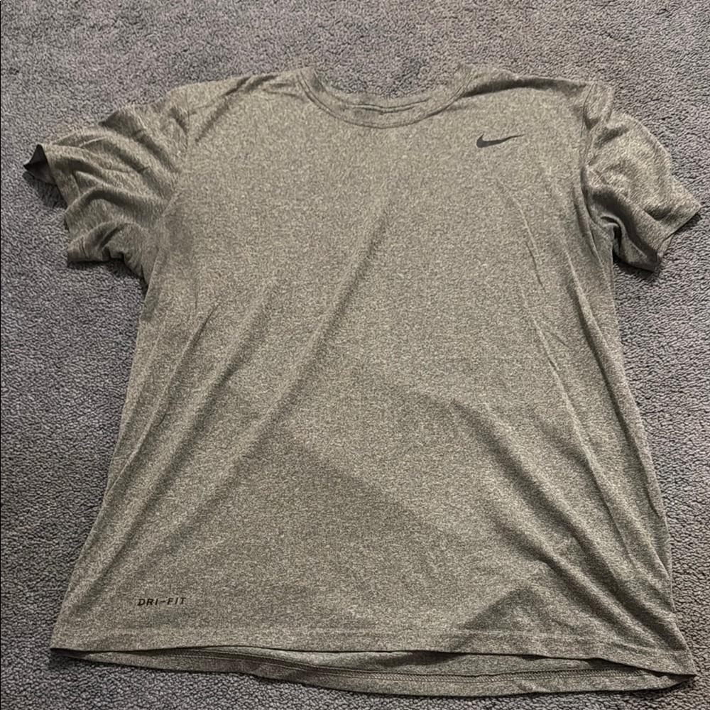 Nike Heather Gray Dri-FIT Tee